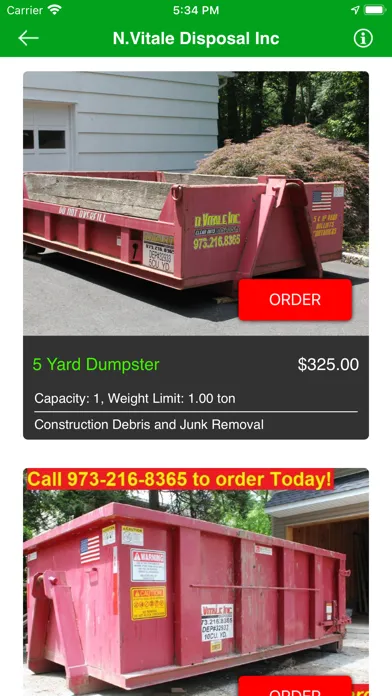 Captures d'écran de Dumpster On Demand