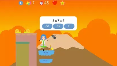 Zrzuty ekranu Multiplication Math Game