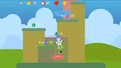 Zrzuty ekranu Multiplication Math Game