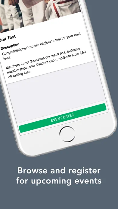 Capturas de tela do Dunamis Karate