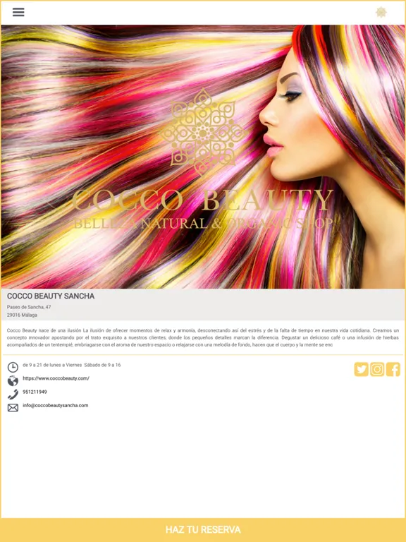 Cocco Beauty iPad  Screenshots