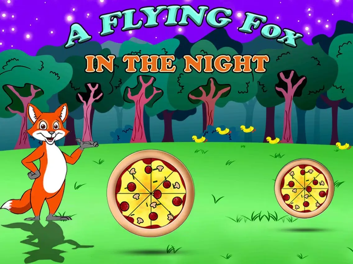 Flying Foxy Nights in Dark Valley Pizza Party iPad  سکرین شاٹس