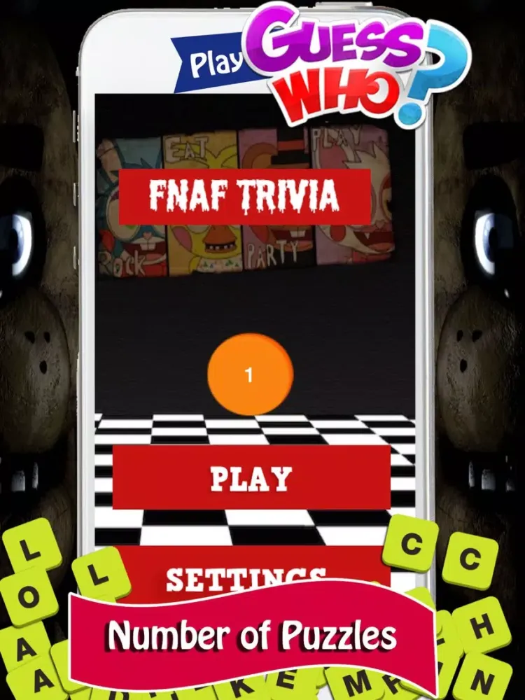 Capturas de tela do Trivia & Quiz For Five Night At Freddys ! iPad 