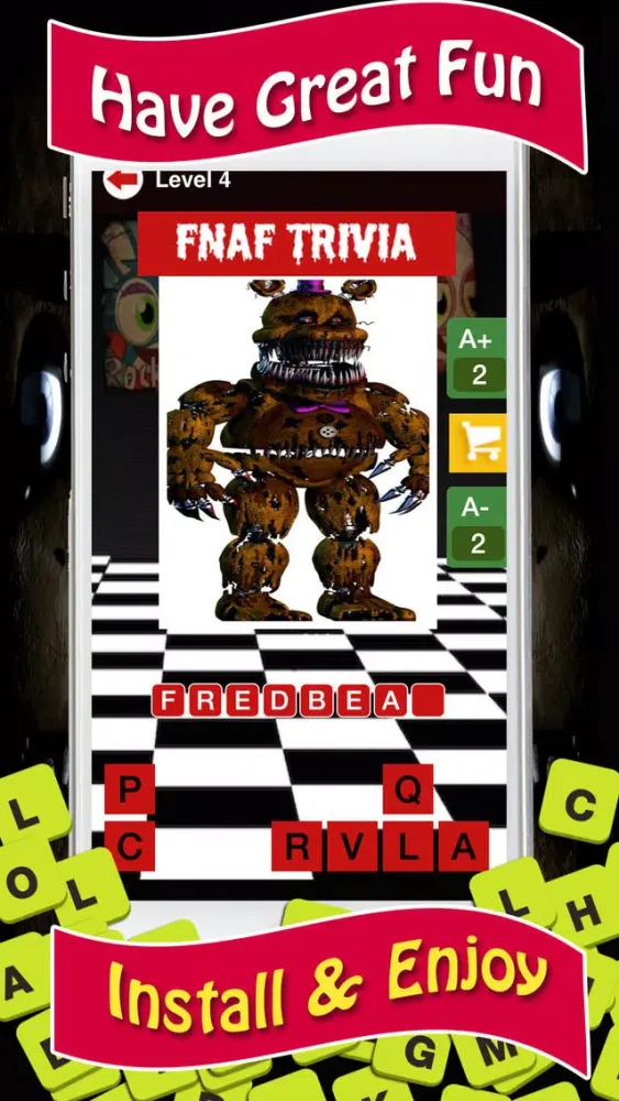 Capturas de tela do Trivia & Quiz For Five Night At Freddys !