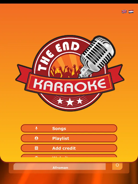 The End Karaoke iPad  Screenshots