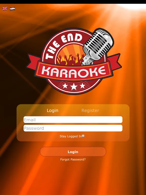 The End Karaoke iPad  Screenshots