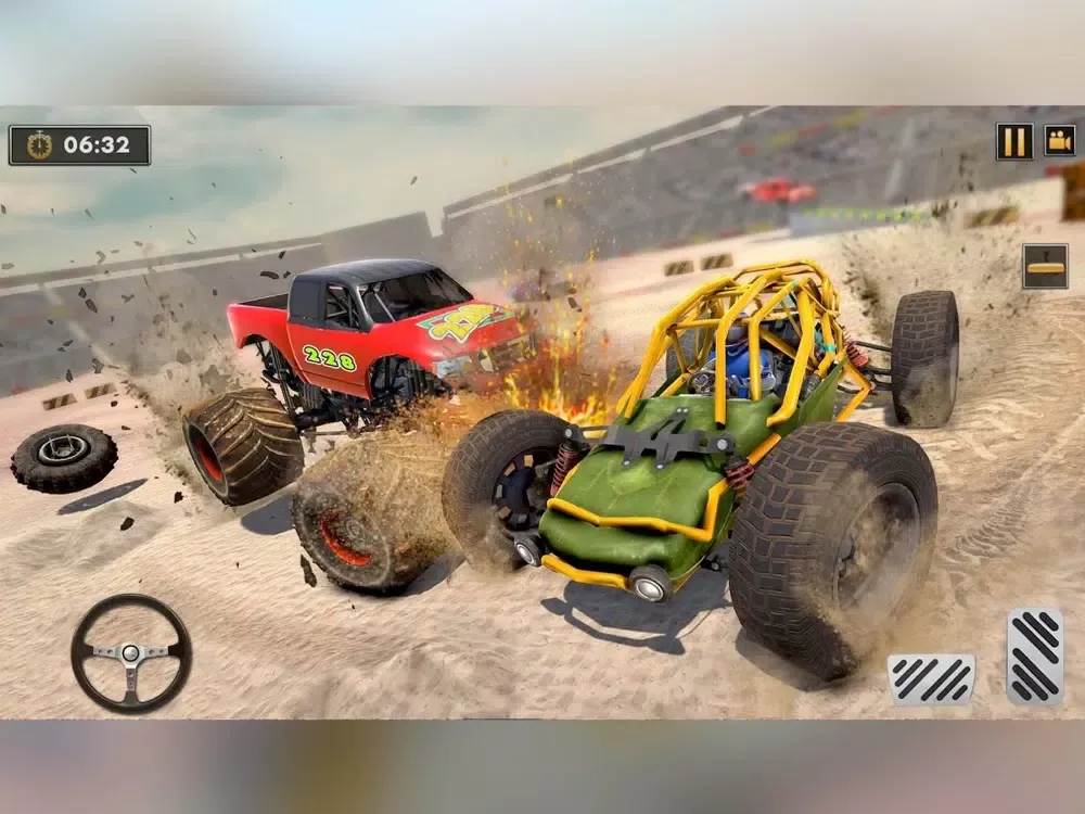 Dune Buggy Car Crash Stunts iPad  स्क्रीनशॉट
