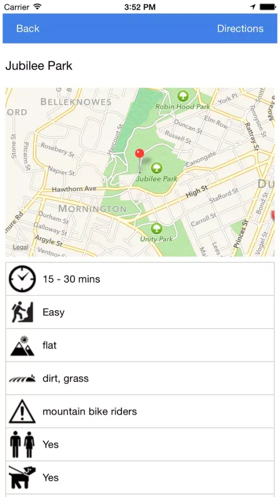 Dunedin Walking Trails App স্ক্রিনশট