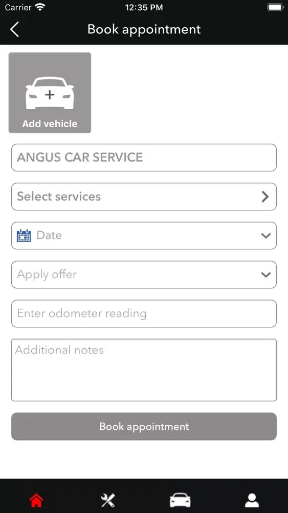 Captures d'écran de Angus Car Service