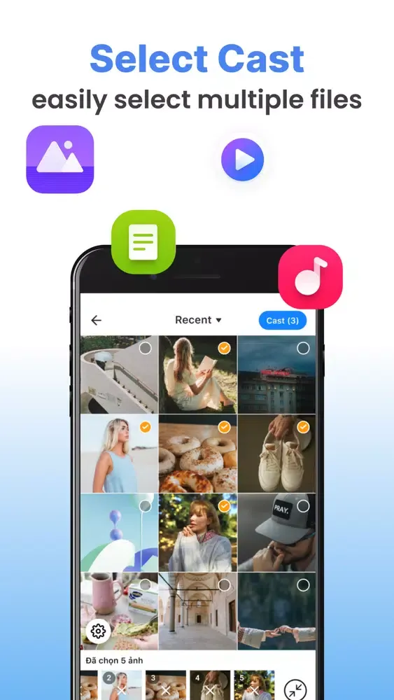 Screencast: Cast video, photo سکرین شاٹس