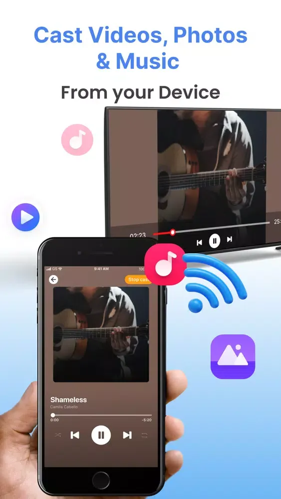 Screencast: Cast video, photo سکرین شاٹس