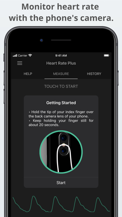 Captures d'écran de Heart Rate Plus: Pulse Monitor