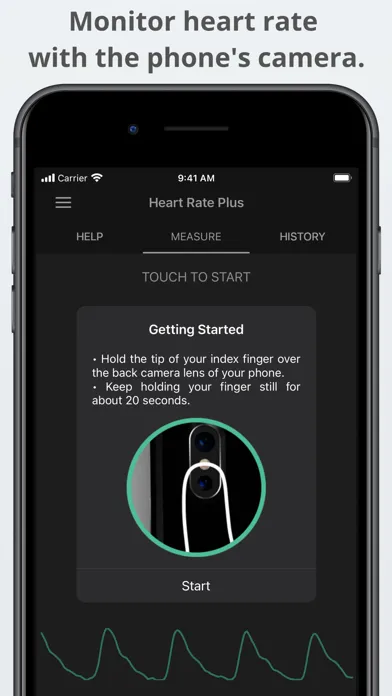 Captures d'écran de Heart Rate Plus: Pulse Monitor