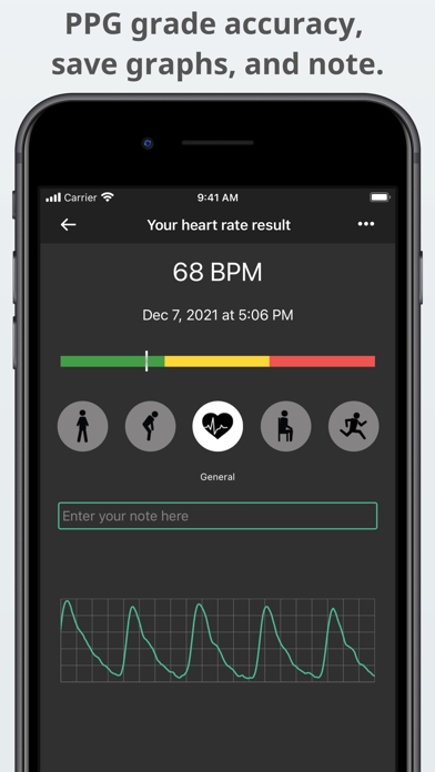 Captures d'écran de Heart Rate Plus: Pulse Monitor