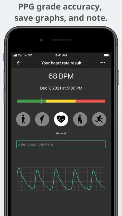 Captures d'écran de Heart Rate Plus: Pulse Monitor