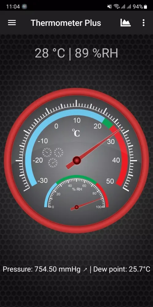 Screenshot di Thermometer Plus