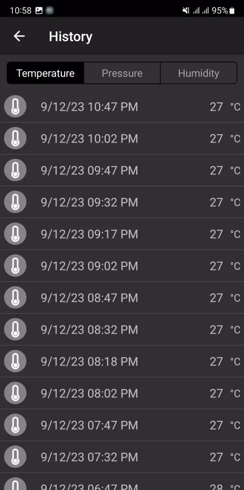 Screenshot di Thermometer Plus