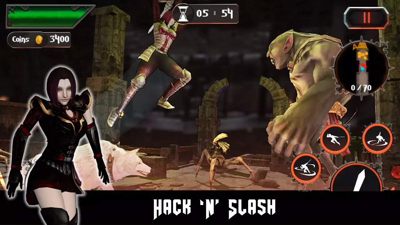 Captures d'écran de Revenge of Dungeon Warrior