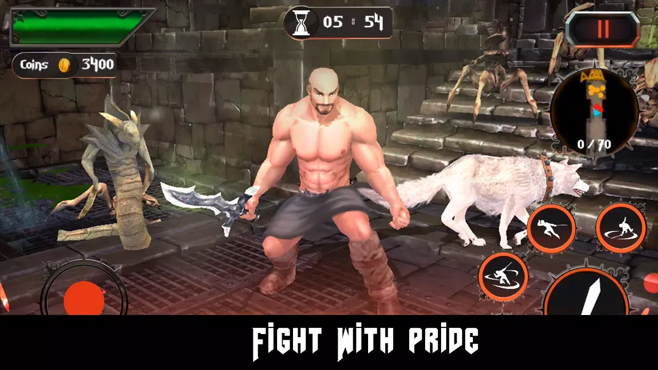 Captures d'écran de Revenge of Dungeon Warrior