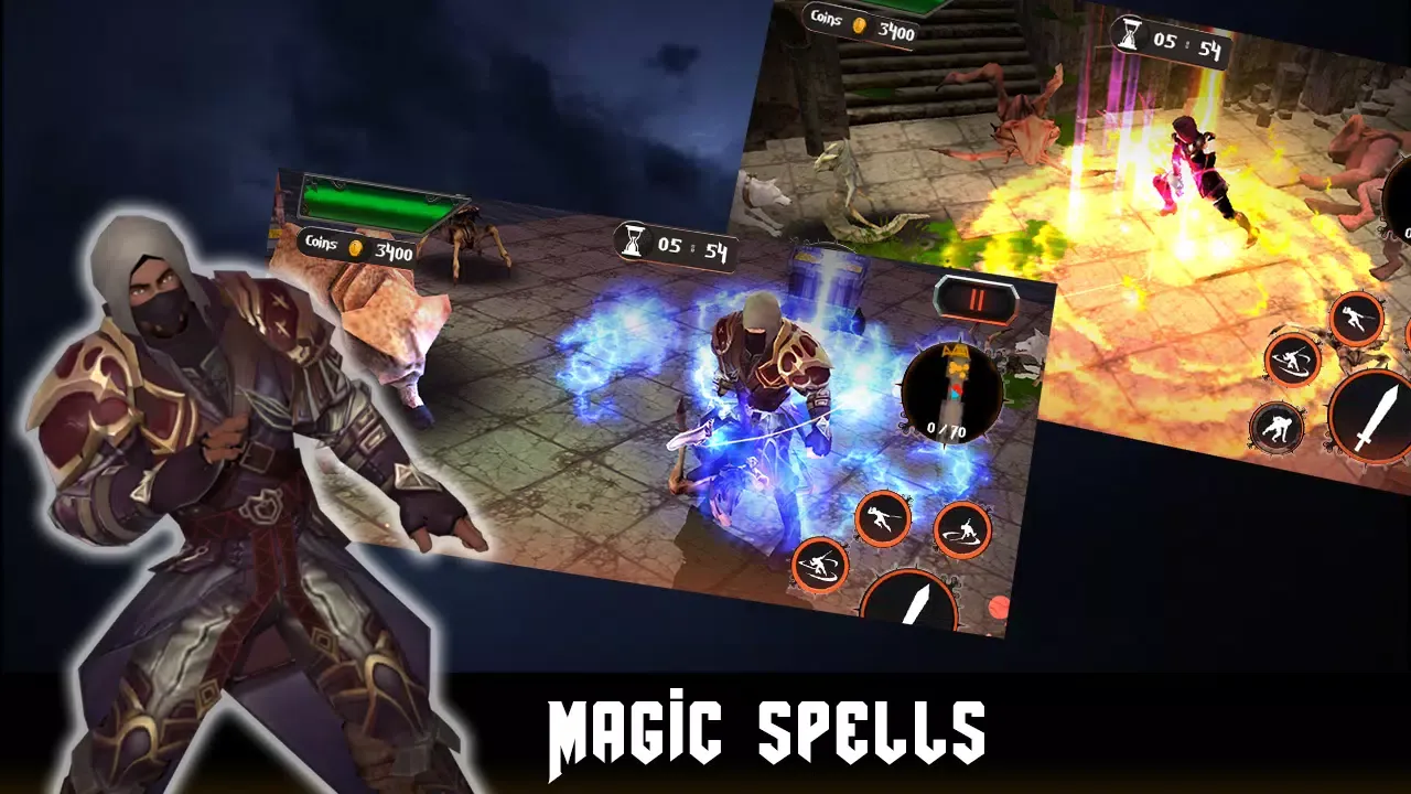 Captures d'écran de Revenge of Dungeon Warrior