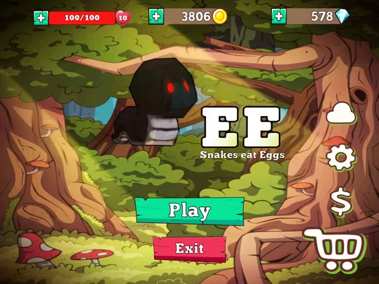 Snakes Rival Eggs iPad 应用截图