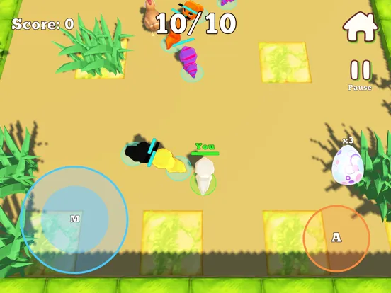 Snakes Rival Eggs iPad 应用截图