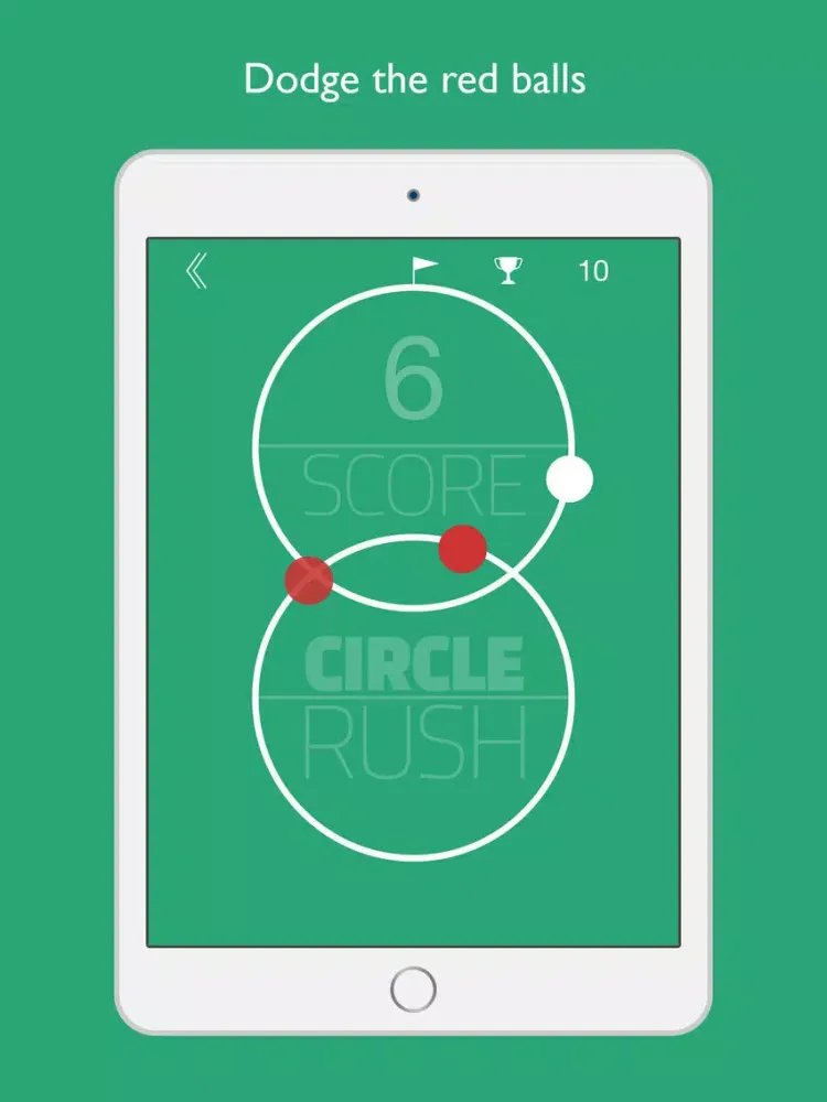 Circle Rush Crossy - Don't Stop the White Ball iPad  Ekran Görüntüleri