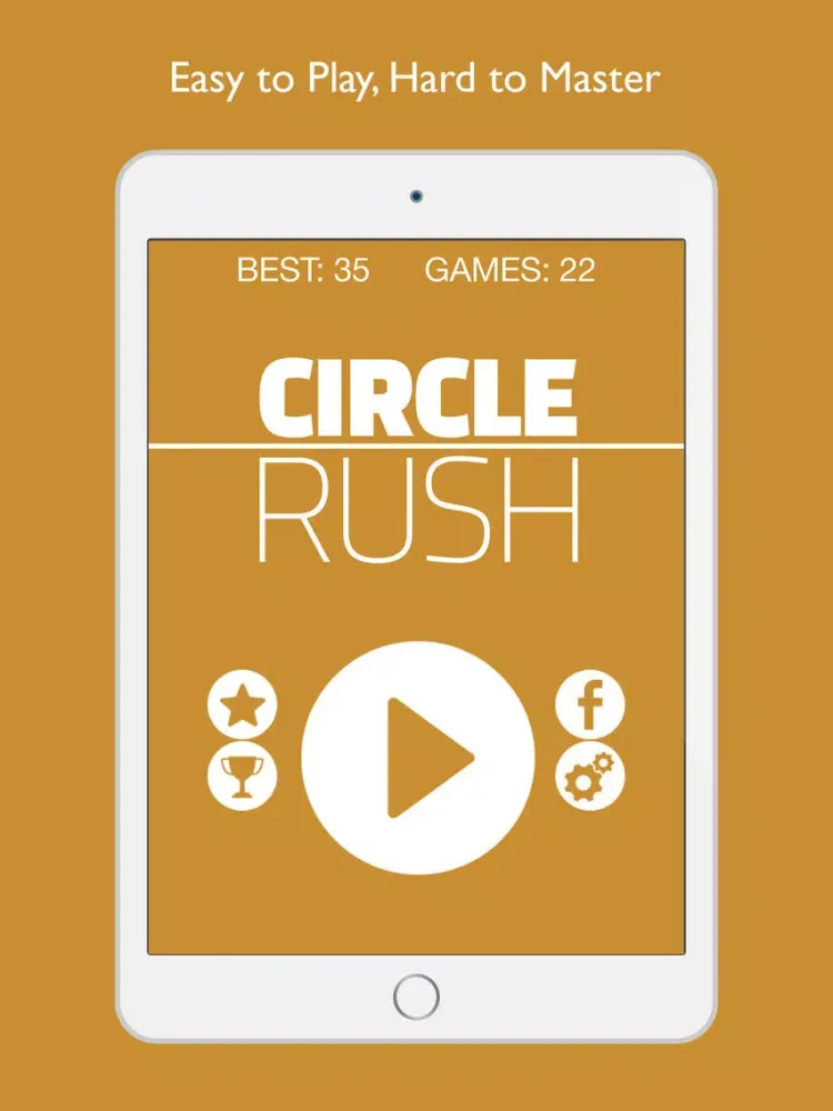 Circle Rush Crossy - Don't Stop the White Ball iPad  Ekran Görüntüleri