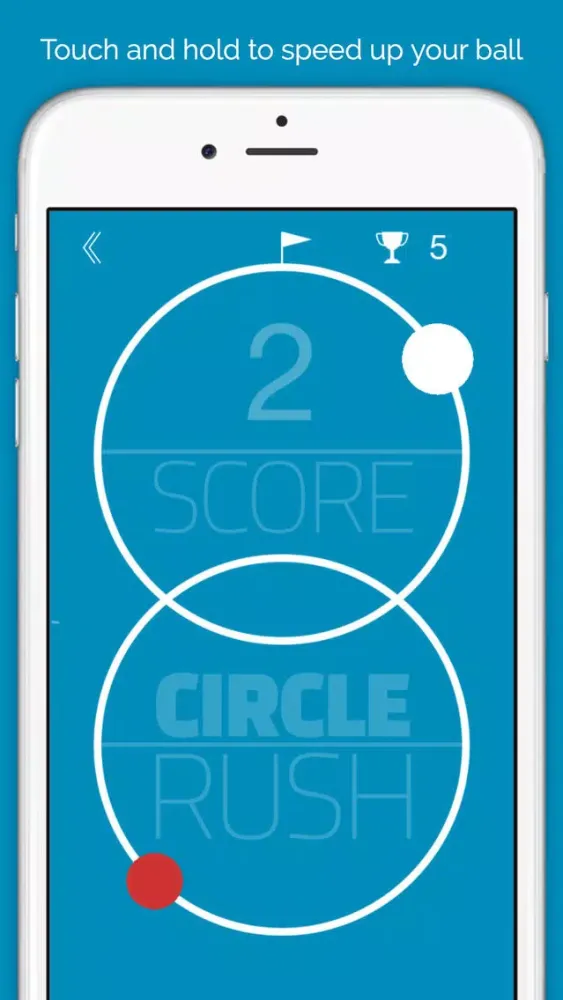 Circle Rush Crossy - Don't Stop the White Ball Ekran Görüntüleri