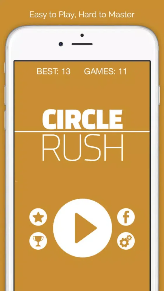 Circle Rush Crossy - Don't Stop the White Ball Ekran Görüntüleri