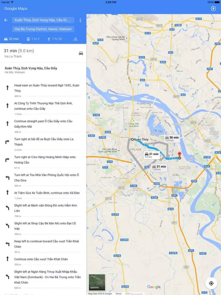 Ban do for Google Map - Ban do Viet Nam, Ho Chi Minh, Ha Noi, chi dan duong va dia diem iPad  Screenshots
