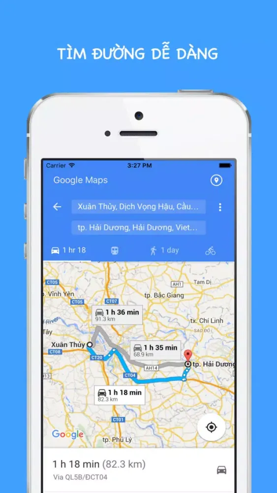 Ban do for Google Map - Ban do Viet Nam, Ho Chi Minh, Ha Noi, chi dan duong va dia diem Screenshots
