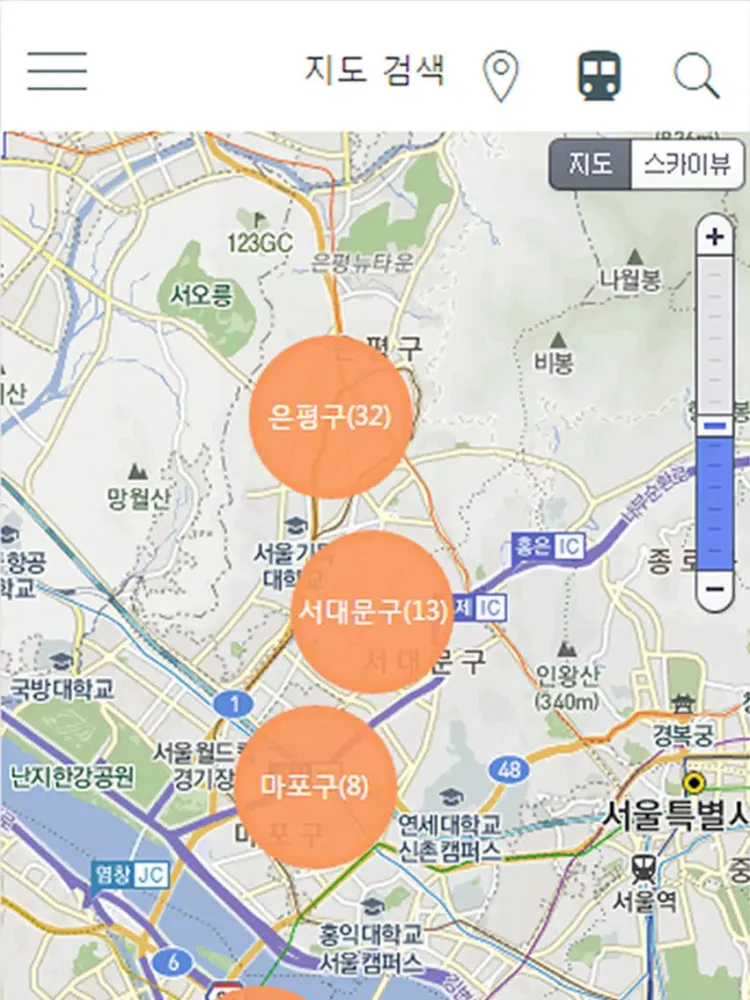 Tangkapan layar 대전직방 iPad 