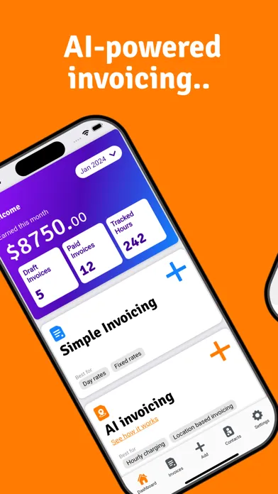 Tangkapan layar dunit instant invoicing