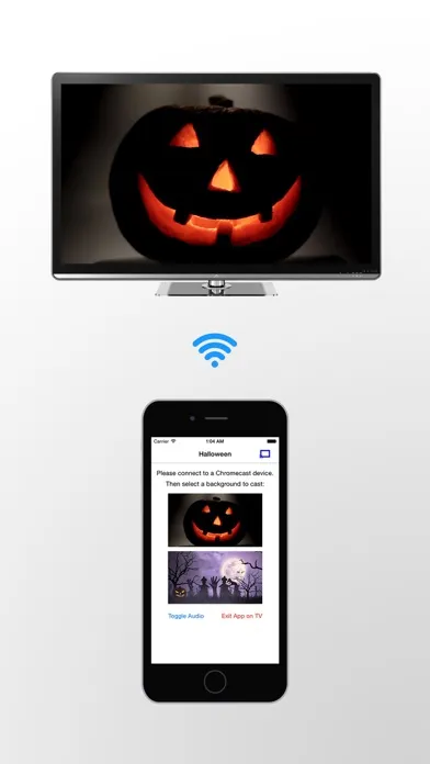Zrzuty ekranu Halloween on TV for Chromecast