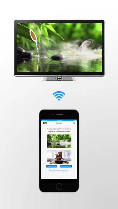 Relaxing Zen Backgrounds on TV スクリーンショット