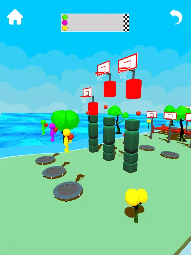 Dunk Jumper.io - jumpshot iPad  Screenshots
