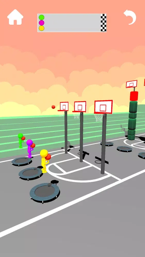 Dunk Jumper.io - jumpshot Screenshots