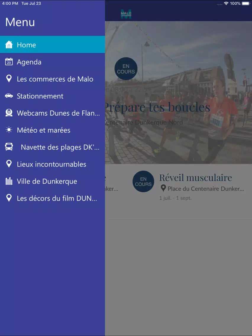 Ville de Malo les Bains iPad 应用截图