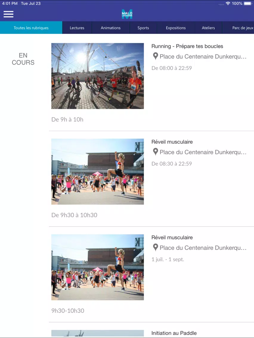Ville de Malo les Bains iPad 应用截图