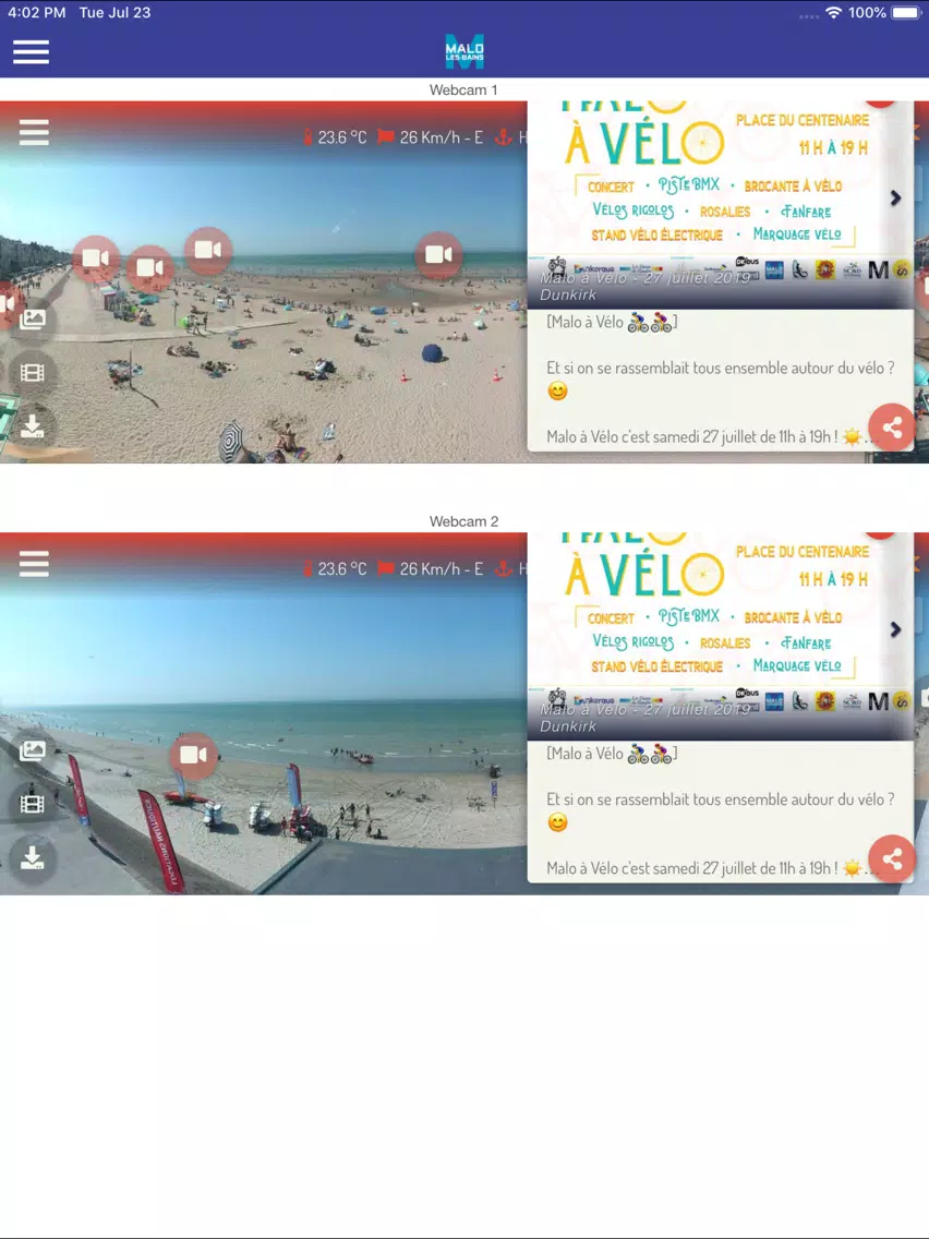 Ville de Malo les Bains iPad 应用截图