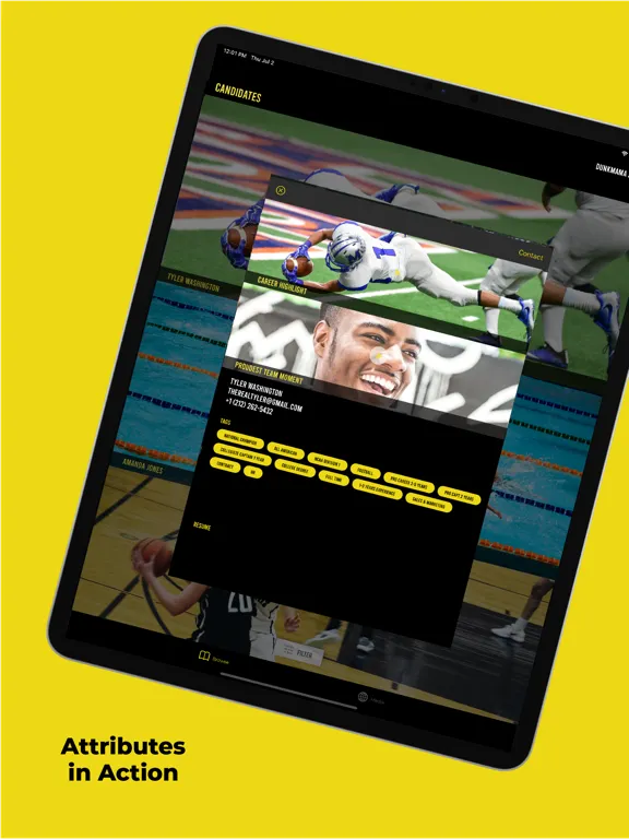 Capturas de pantalla de Athletes Launch iPad 