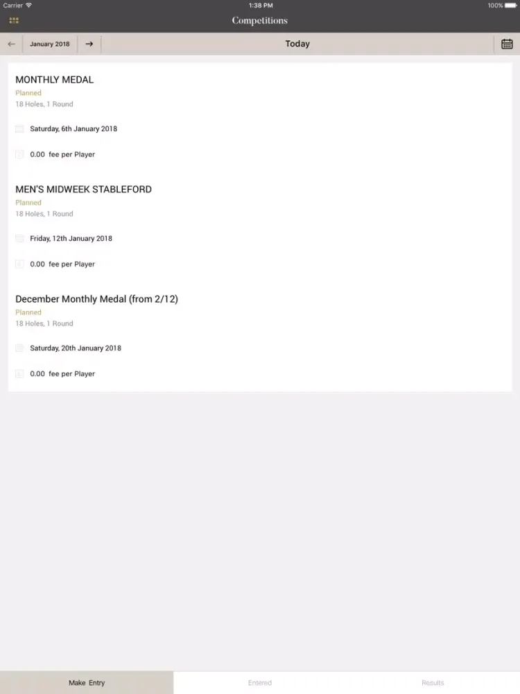 Dunstable Downs Golf Club iPad  스크린샷