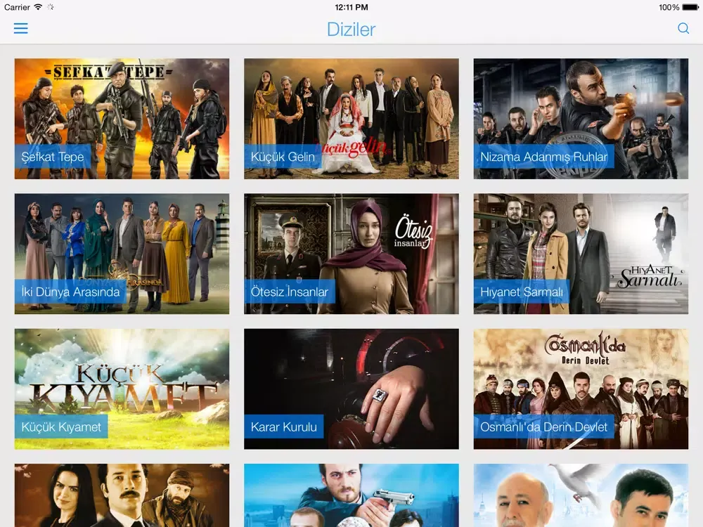 Küre Tv - Diziler, TV Rehberi, Haberler, Filmler, Videolar iPad  スクリーンショット