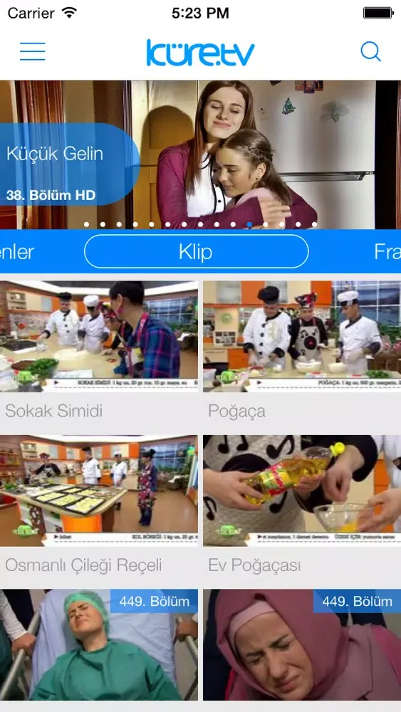 Küre Tv - Diziler, TV Rehberi, Haberler, Filmler, Videolar スクリーンショット