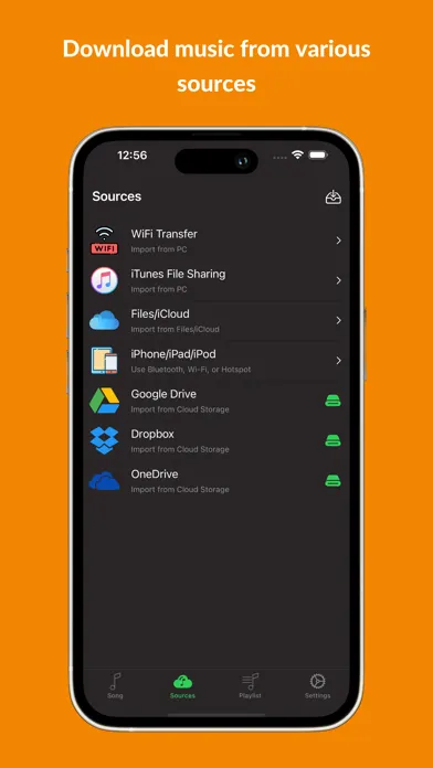 Cloud Music Offline Listening Screenshots