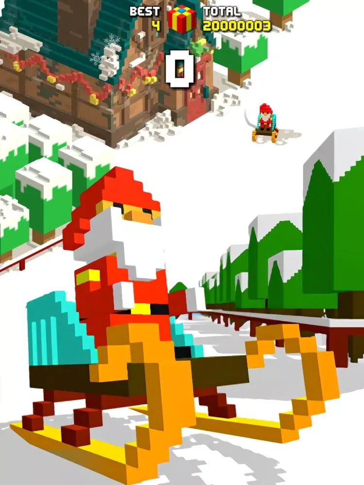Tangkapan layar Merry Christmas -running games iPad 