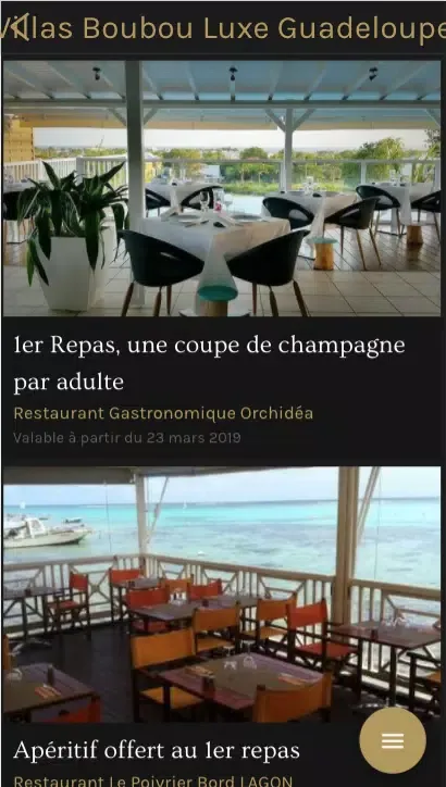 Capturas de tela do Villas Lagon Guadeloupe
