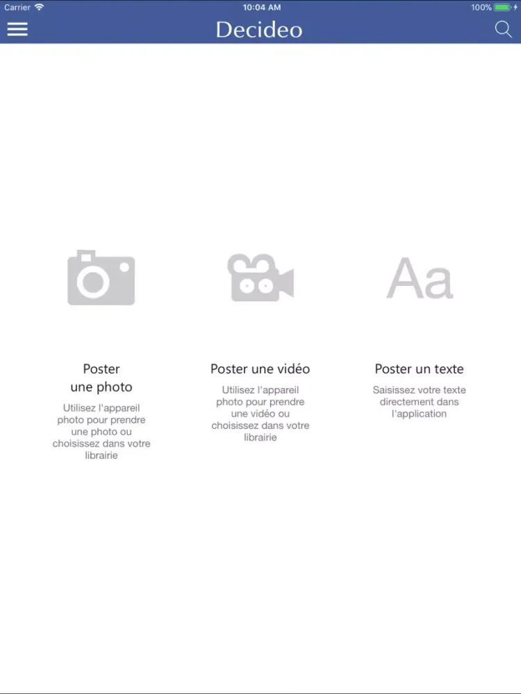 Decideo, Data Science iPad  Screenshots
