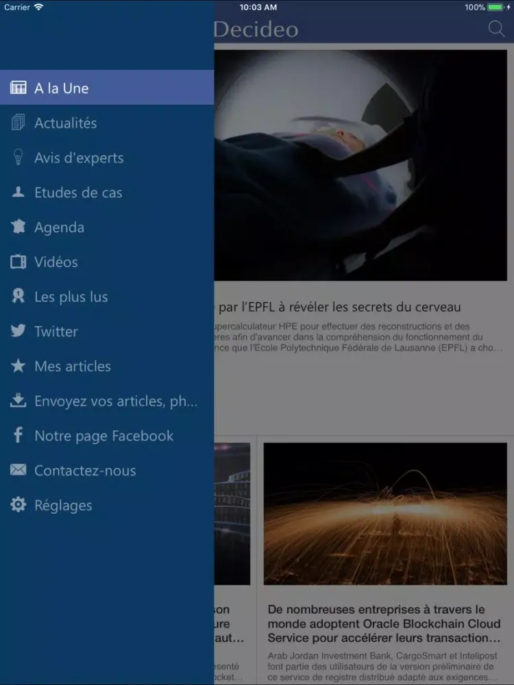 Decideo, Data Science iPad  Screenshots